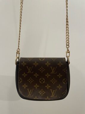 Authentic Vintage BohoBag Louis Vuitton Monogram Mini Crossbody Bag in Brown